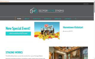 Georgia Home Staging website