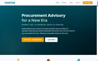 Vantix Electric, LLC website