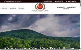 Dalton Funeral Home website
