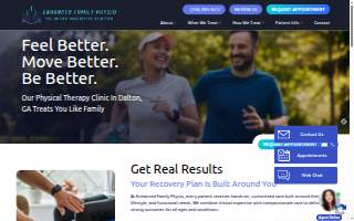 Enhanced Family Physio website