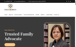 Nancy Burnett Law, LLC website