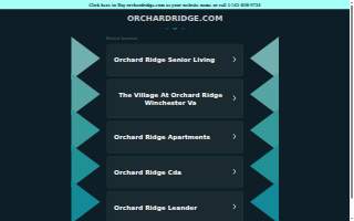 Orchard Ridge Residences website