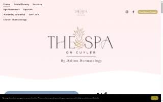 The Spa on Cuyler by Dalton Dermatology website