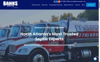 Banks Septic website