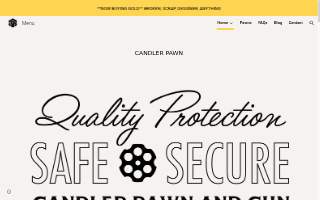 Candler Pawn & Gun Shop website