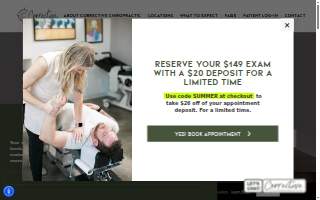 Corrective Chiropractic website