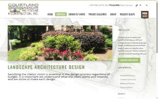 Courtland Landscape Architecture and Construction, Inc. website
