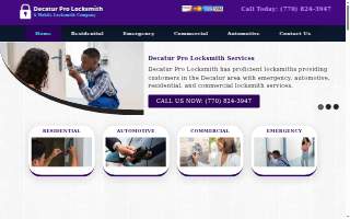 Decatur Pro Locksmith LLC website