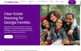 Edris Law, LLC website