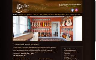 Guitar Decatur website