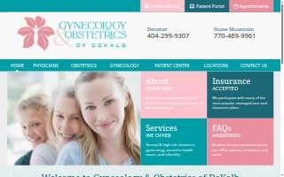 Gynecology & Obstetrics of DeKalb PC website