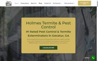 Holmes Termite & Pest Control website