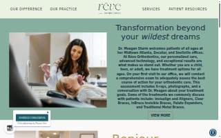Reve Orthodontics website