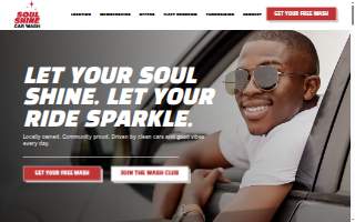 Soul Shine Car Wash website