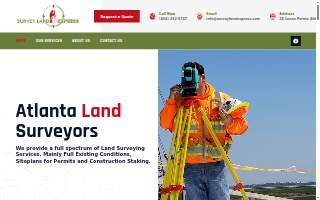 Survey Land Express Inc website