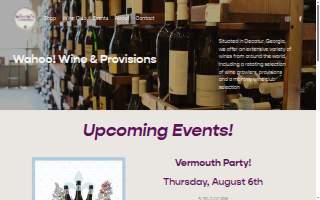 Wahoo Wine and Provisions website