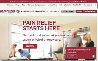 BenchMark Physical Therapy website