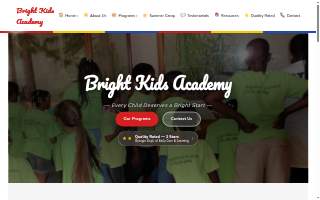 Bright Kids Academy Inc website