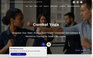 Combat Yoga website