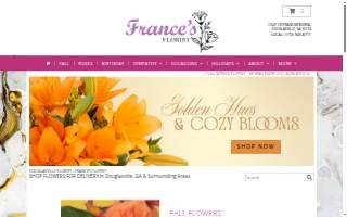 Frances Florist website