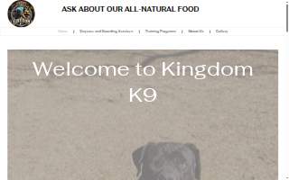 Kingdom K9 website