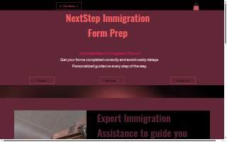 NextStep Immigration Form Prep LLC website
