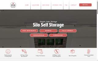 Silo Self Storage Douglasville website