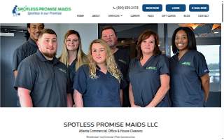 Spotless Promise Maids LLC website