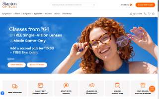 Stanton Optical website