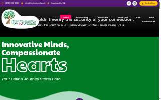 Tiny Footprints Academy of Douglasville website