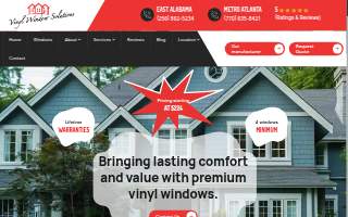 Vinyl Window Solutions website