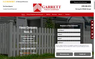 Garrett Fence Co. website