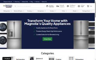 Magnolia Appliance website
