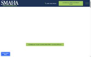 Smaha Orthodontics website