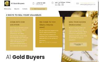 A1 Gold Buyers website