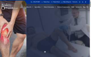 Academy Orthopedics LLC of Duluth website
