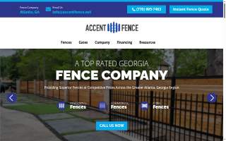 Accent Fence website