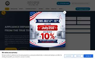 Appliance Tech Pros & Refrigeration Repair of Duluth website
