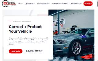 EZ Auto Spa Duluth website