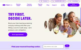 HearUSA of West New York website