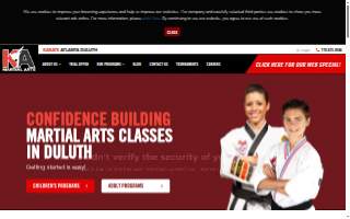Karate Atlanta Duluth website