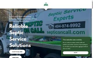 Septic On Call website