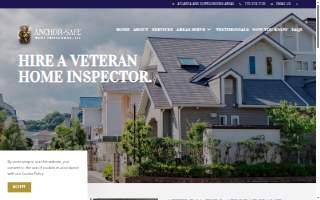 Anchor-Safe Home Inspections website