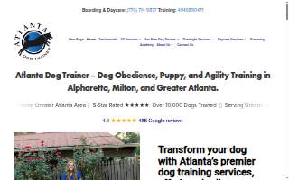 Atlanta Dog Trainer website