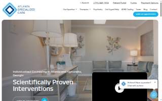Atlanta Specialized Care website
