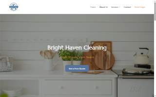 Bright Haven Cleaning website
