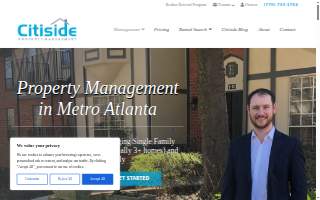 Citiside Property Management website