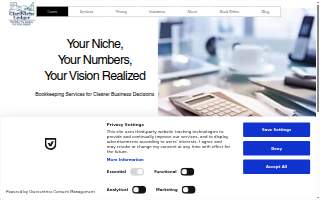 ClariNiche Ledger website