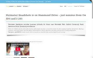 Corporate Headshots Atlanta - Dunwoody Perimeter website