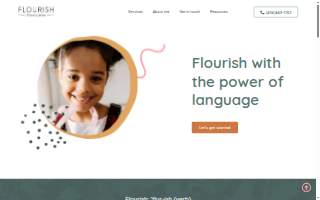 Flourish Therapies Dunwoody website